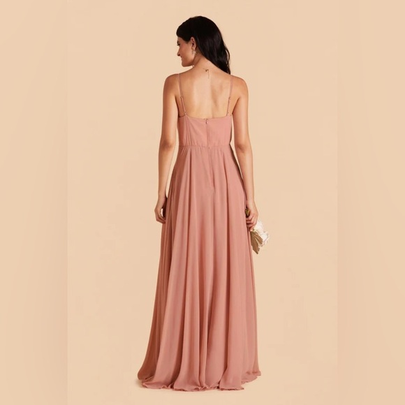 Birdy Grey Kaia Chiffon Dusty Rose Dress - Picture 4 of 8